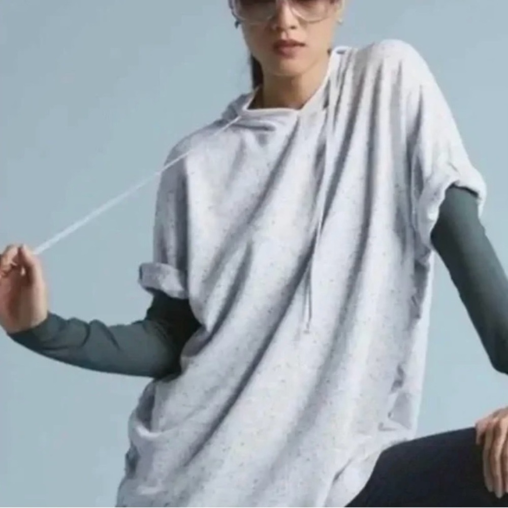 CAbi Light Gray Hooded Sweater - Picture 9 of 9